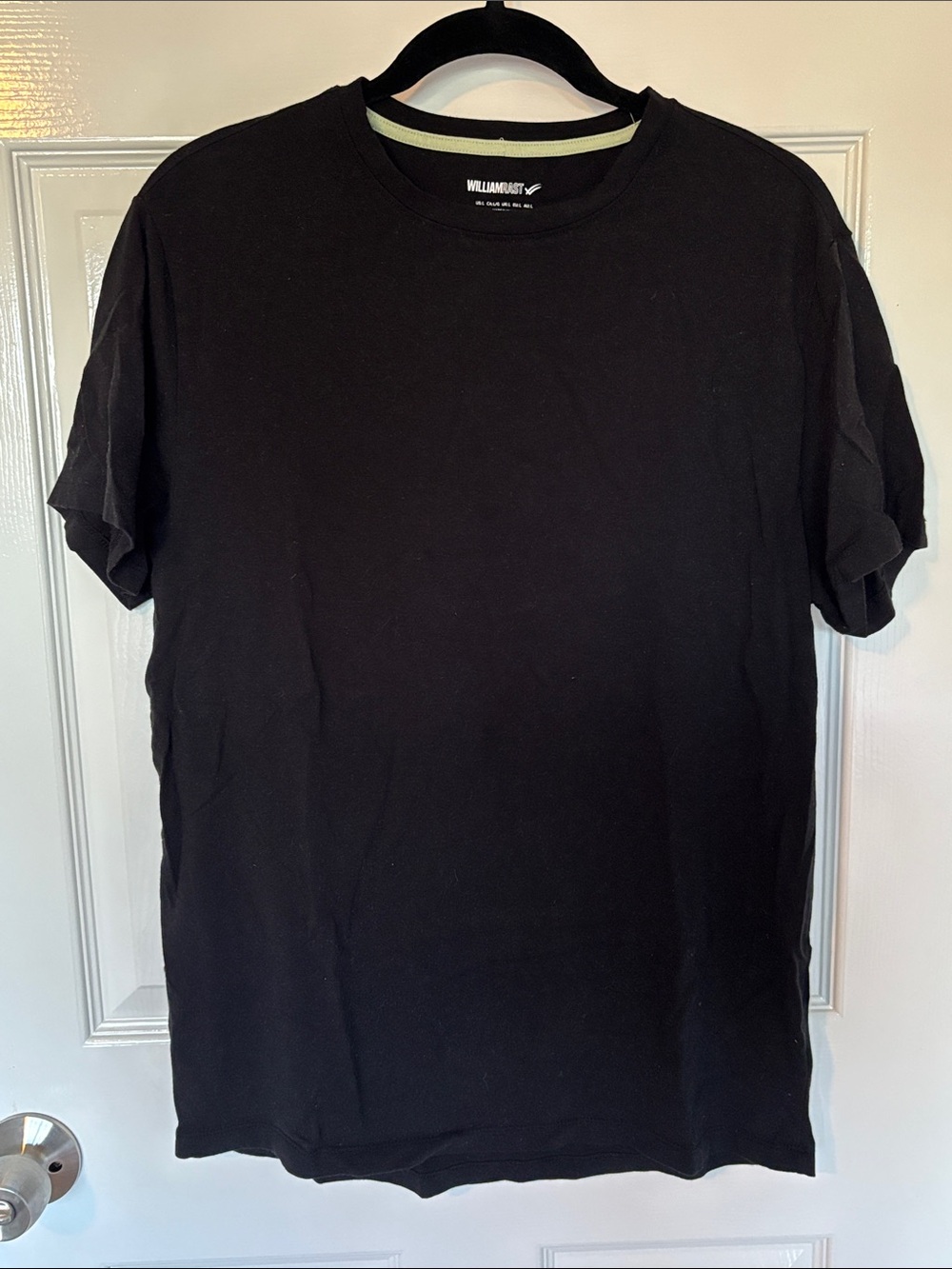 William Rast Black Tee Classic Staple Piece